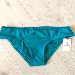 VOLCOM simply solid modest bottoms